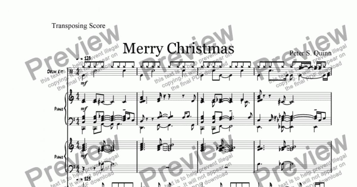 Merry Christmas - Download Sheet Music PDF file