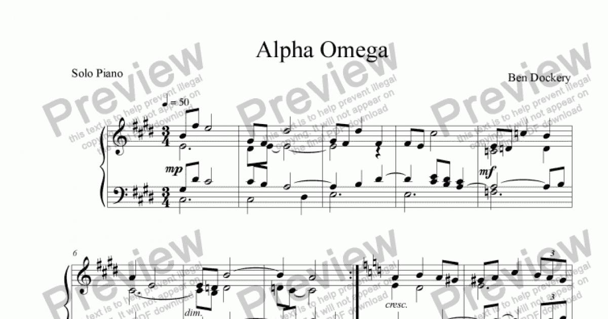 alpha omega song