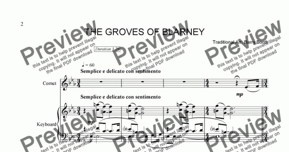 The Groves of Blarney - Download Sheet Music PDF file