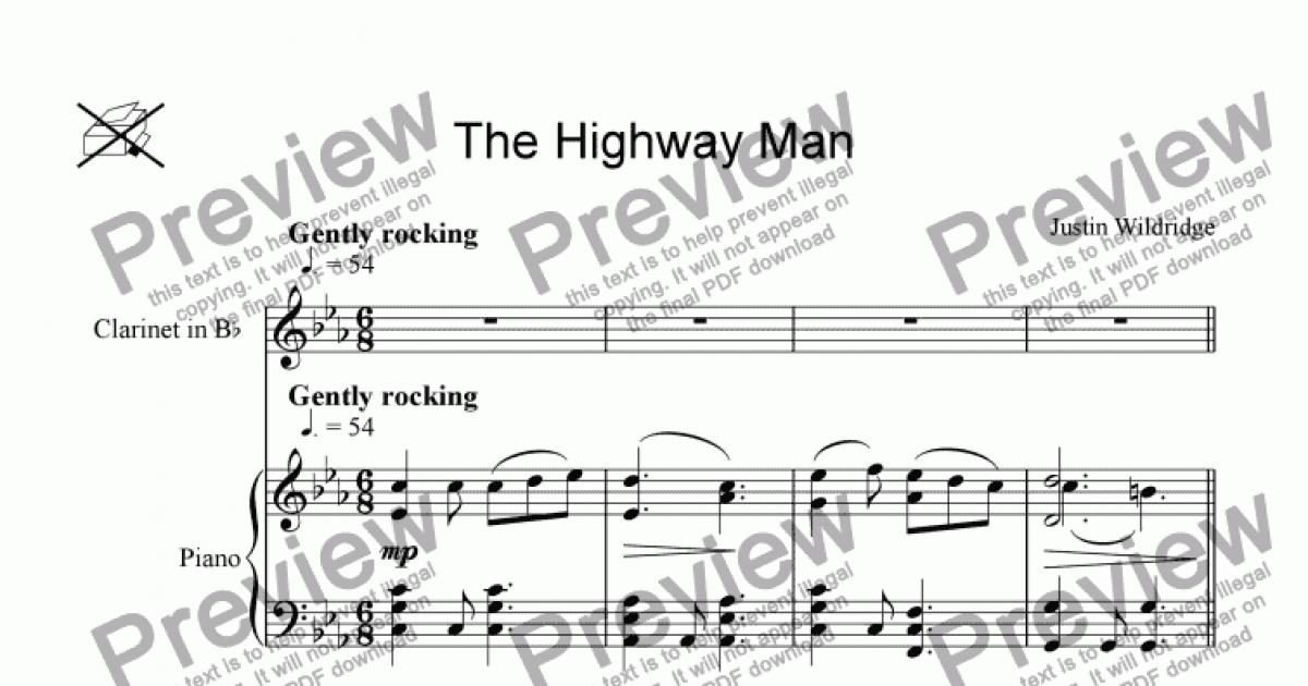 the-highwayman-download-sheet-music-pdf-file