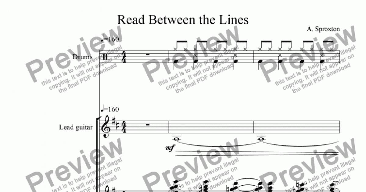 reading between the lines pdf