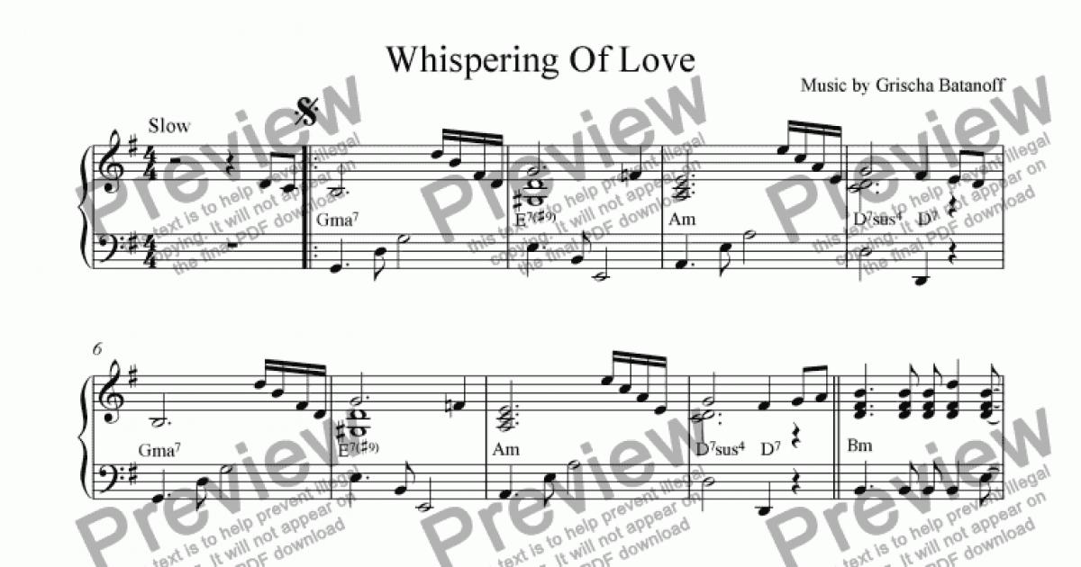 whispering piano