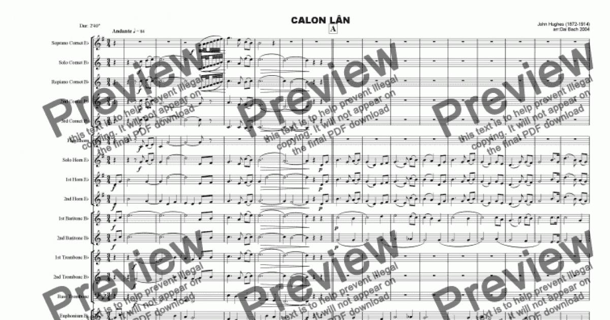 Calon Lan Download Sheet Music Pdf File