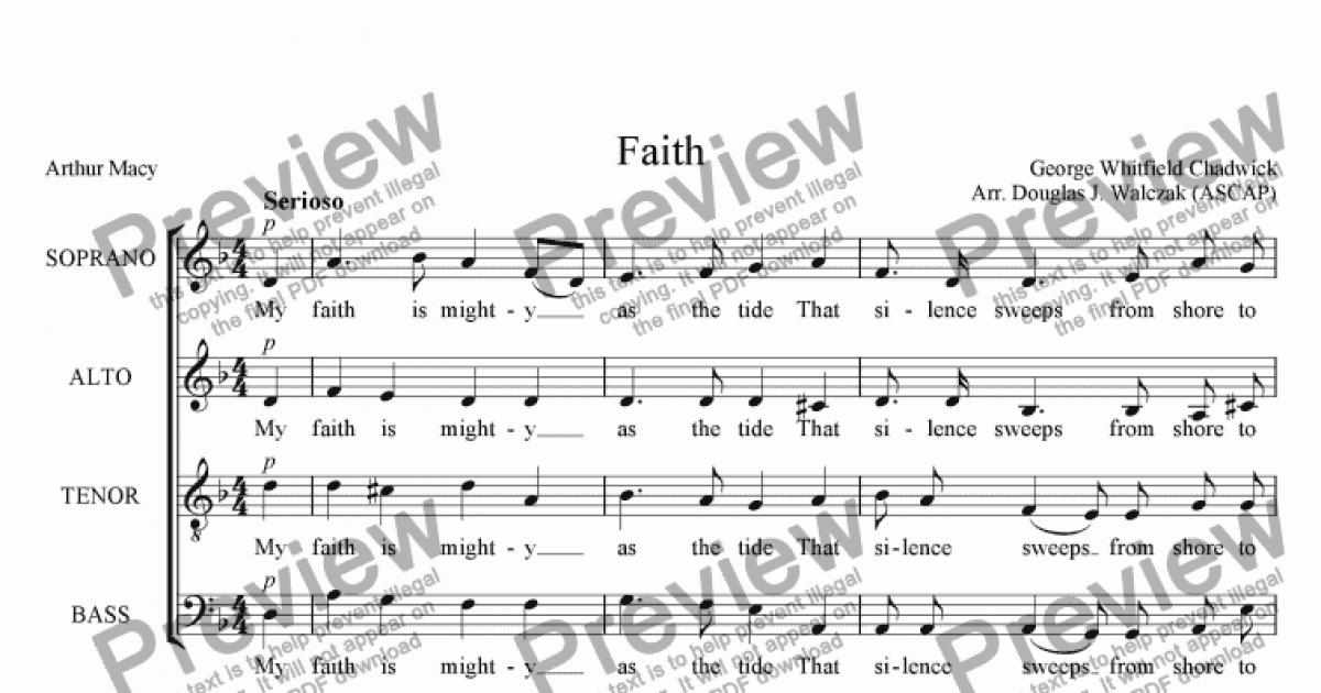 Faith - Download Sheet Music PDF file