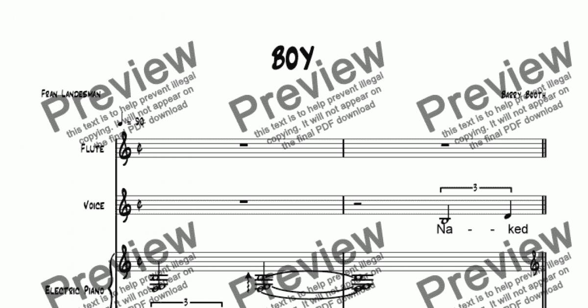 BOY - Download Sheet Music PDF file