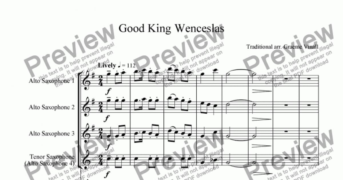 good-king-wenceslas-download-sheet-music-pdf-file