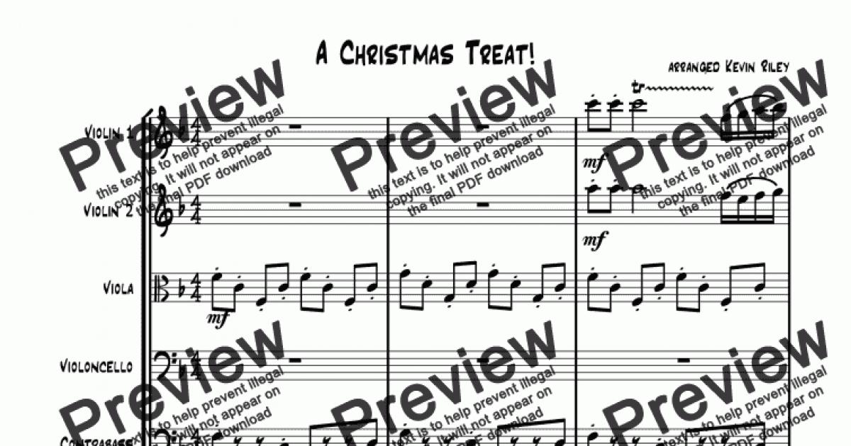 A Christmas Treat! - Download Sheet Music PDF file