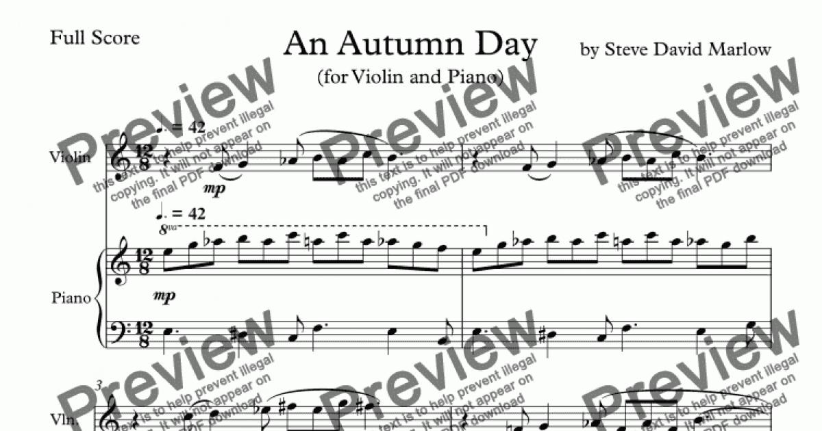 autumn vivaldi violin