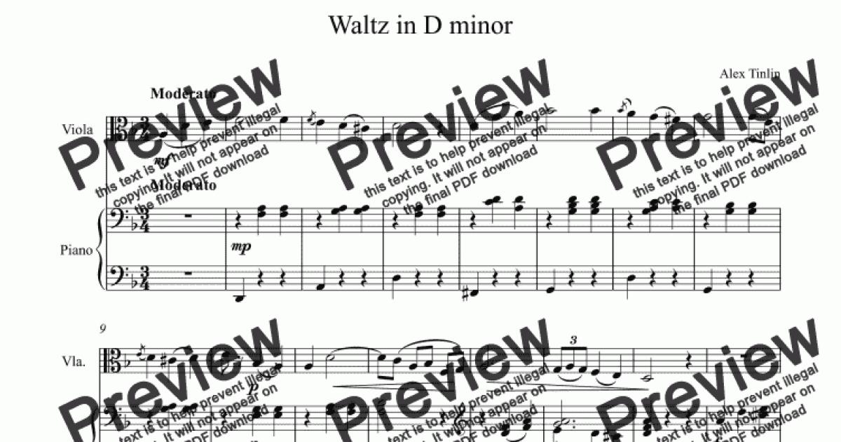 a recording of waltz in d flat major