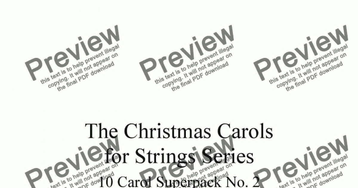 Christmas Carols (String Quartet), Vol. 2 - Download Sheet Music PDF