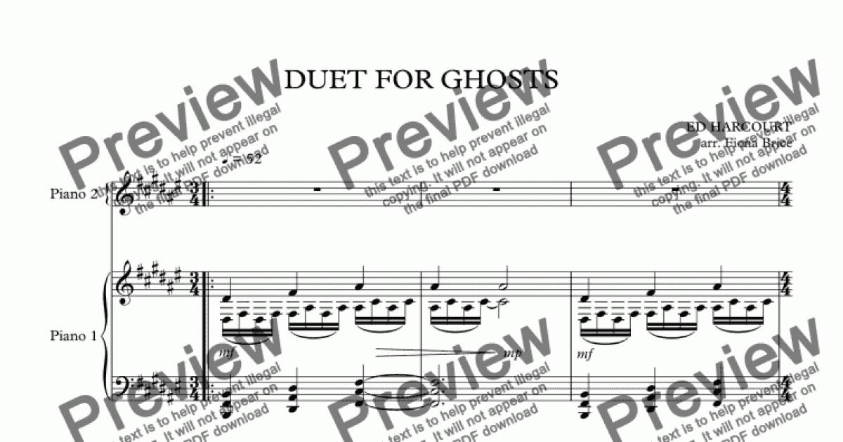 Duet for Ghosts Download Sheet Music PDF file