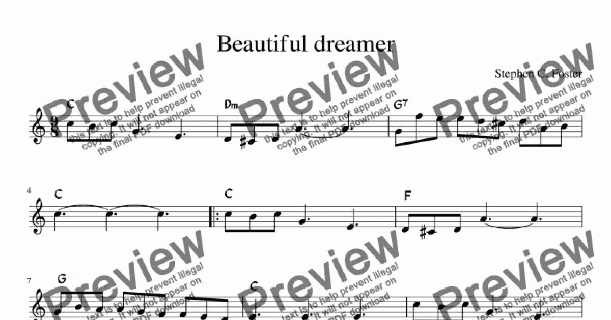 Beautiful_dreamer Download Sheet Music PDF file