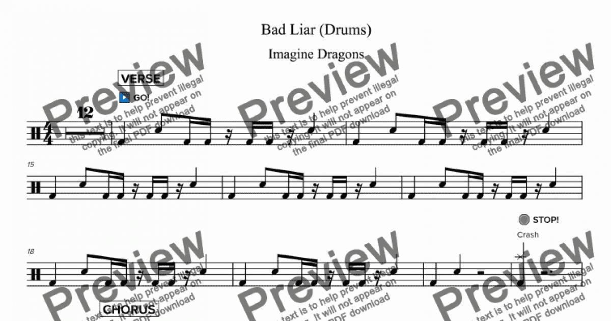 Bad Liar - Download Sheet Music PDF file