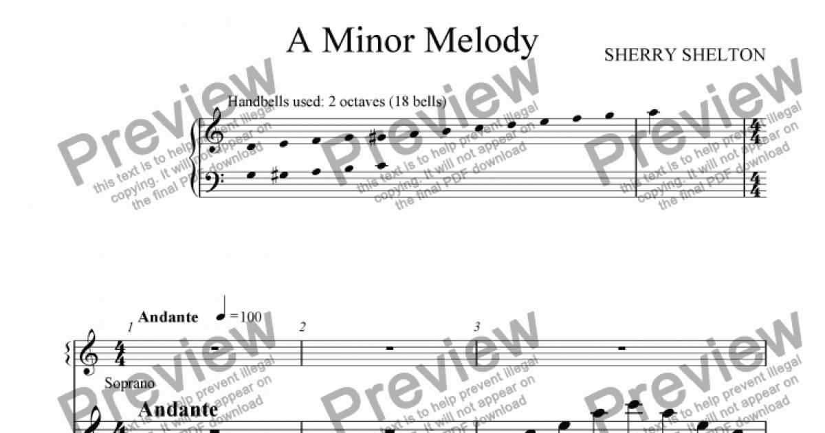 a-minor-melody-download-sheet-music-pdf-file