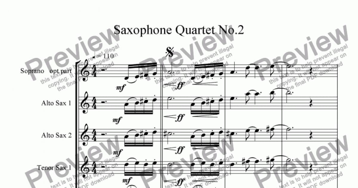 desenclos saxophone quartet pdf