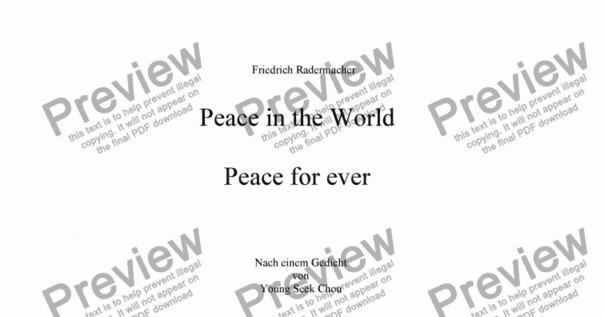 peace-in-the-world-peace-for-ever-download-sheet-music-pdf-file