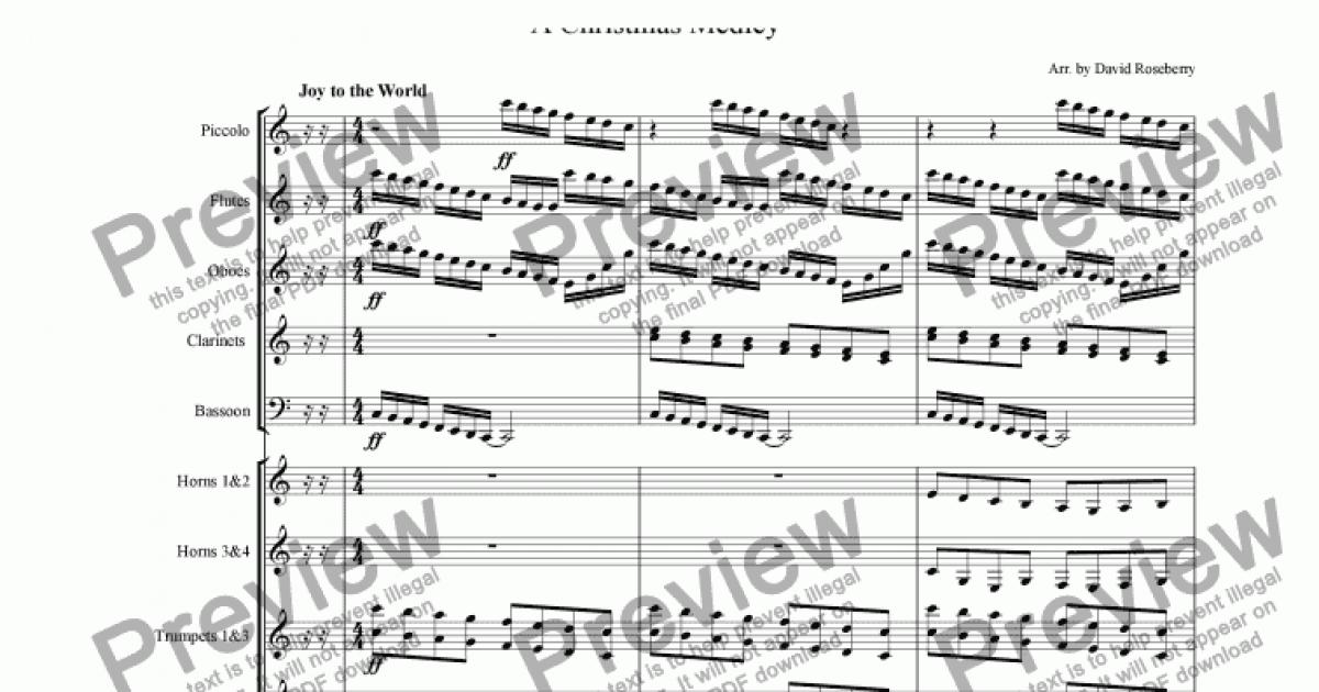 A Christmas Medley - Download Sheet Music PDF file