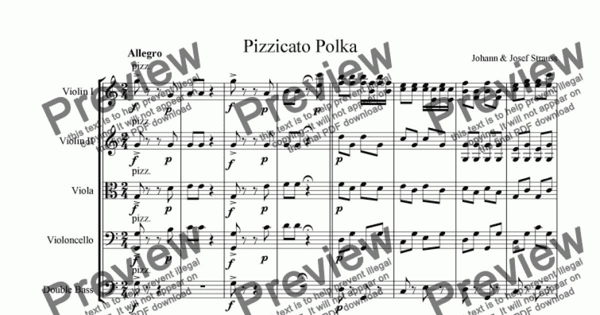 pizzicato polka string orchestra