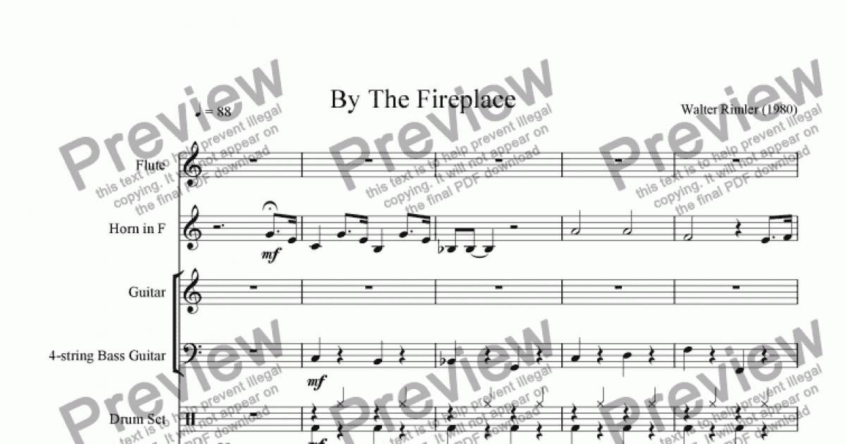 By the Fireplace - Download Sheet Music PDF file