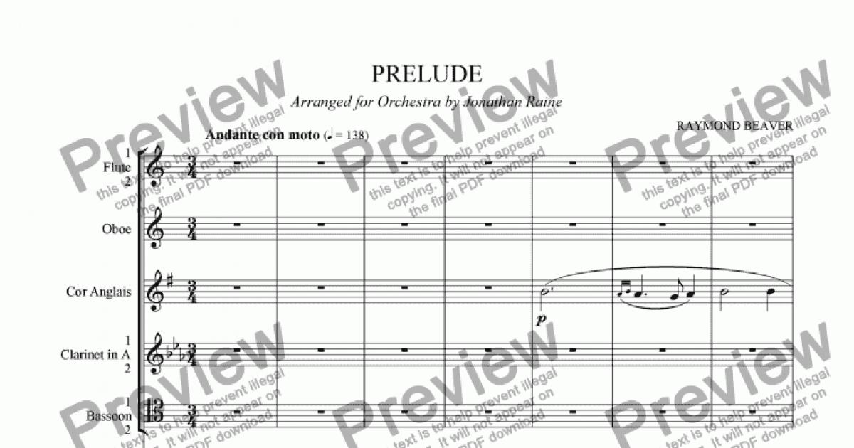 Prelude - Download Sheet Music PDF file