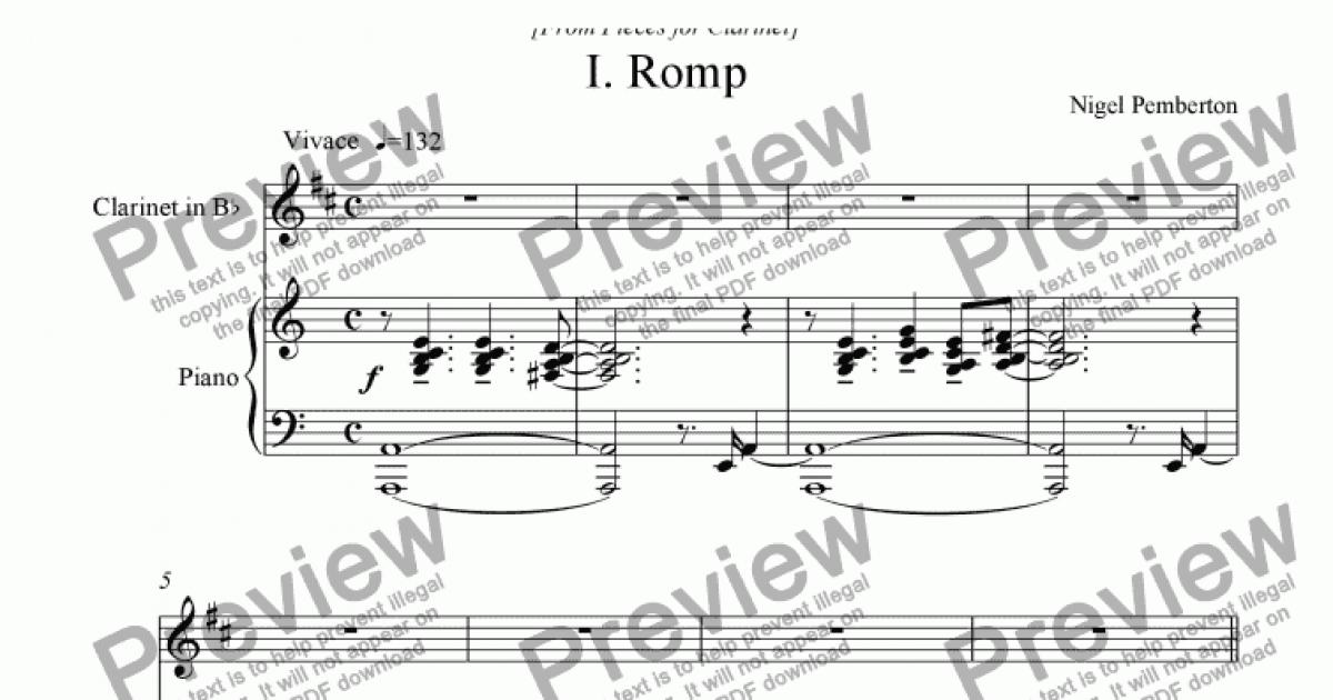 Romp - Download Sheet Music PDF file