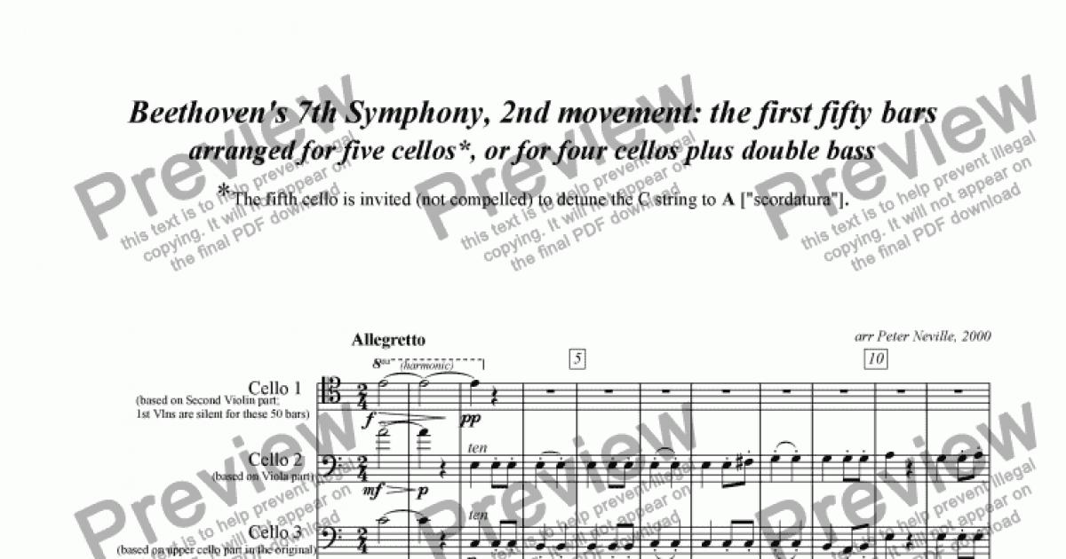 beethoven 7th symphony 4th movement