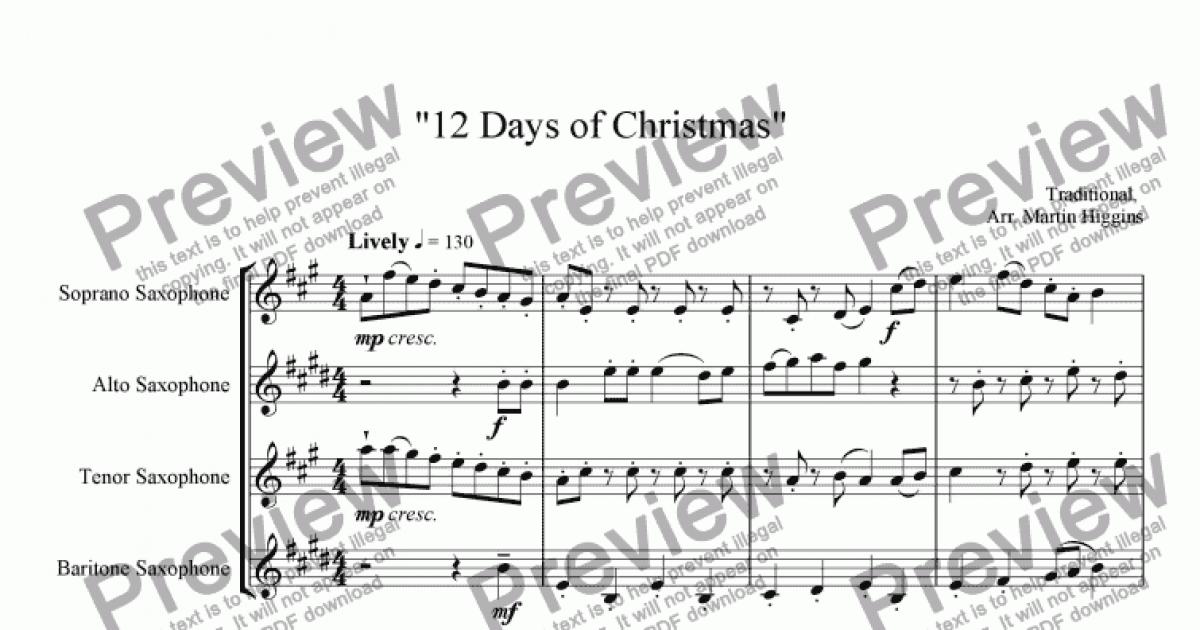 12 days of christmas jazz piano
