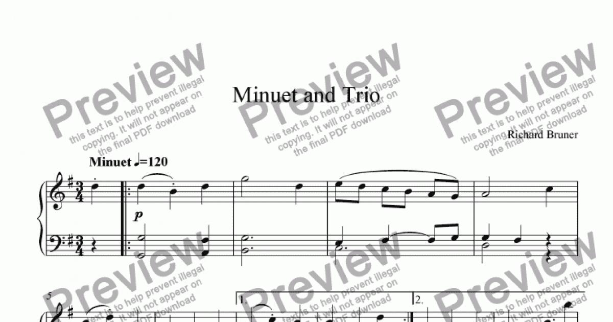 minuet and trio