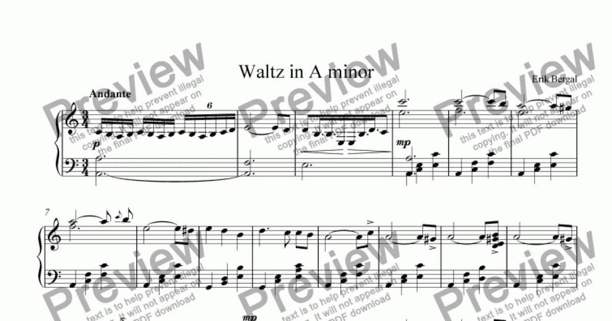 chopin waltz minor posthumous pdf