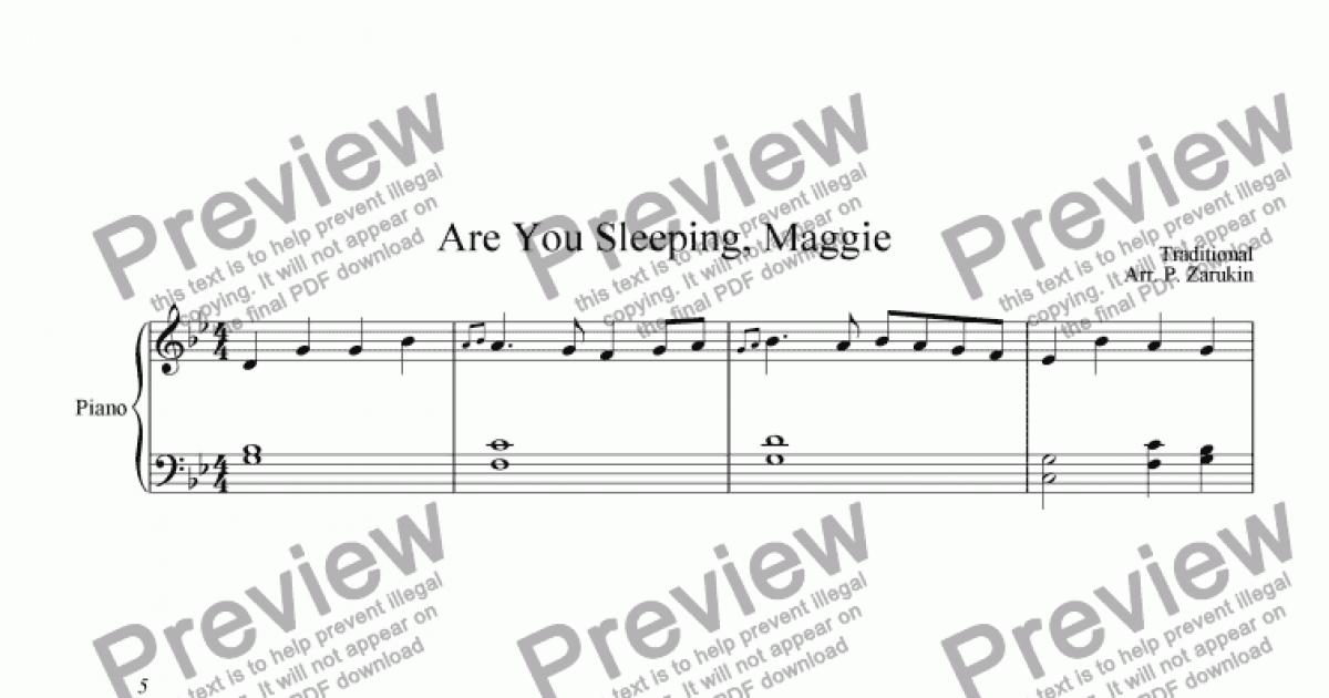 are you sleeping maggie lyrics