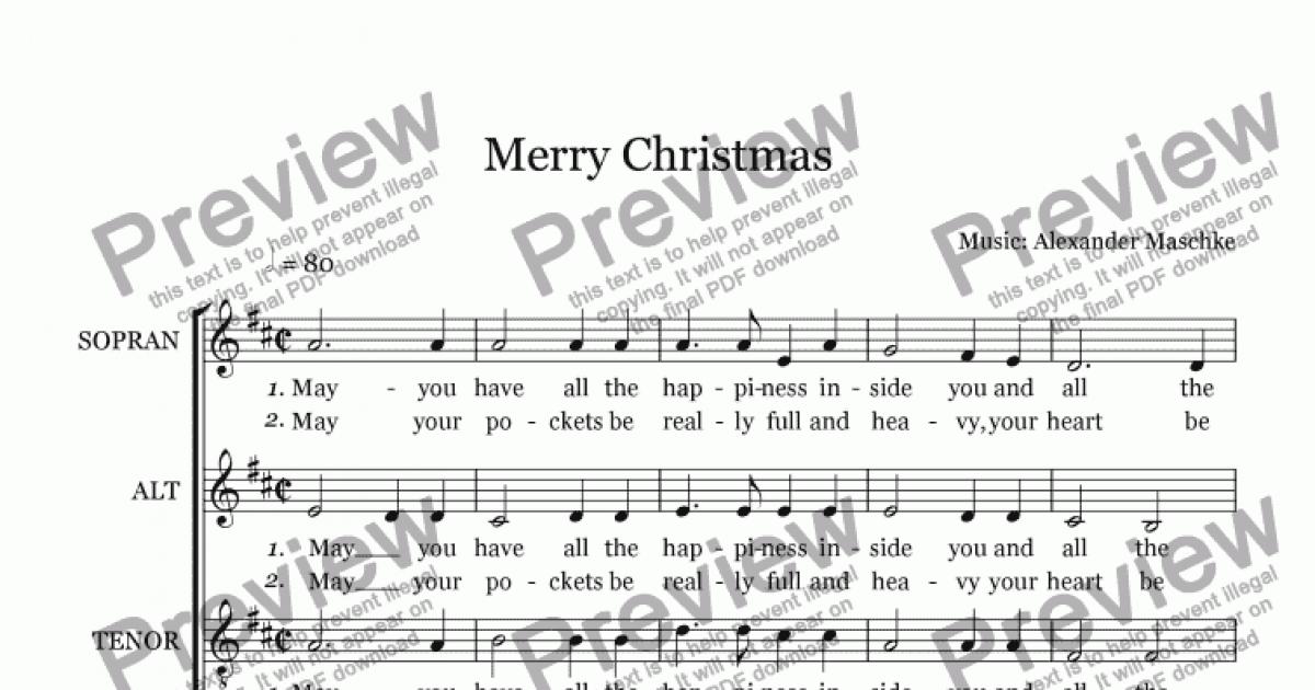 merry christmas everyone piano sheet music free pdf