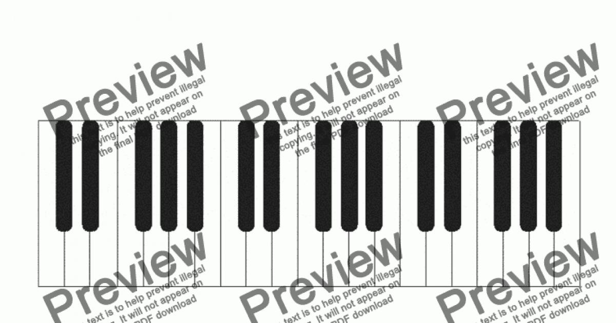 template keyboard c download sheet music pdf file
