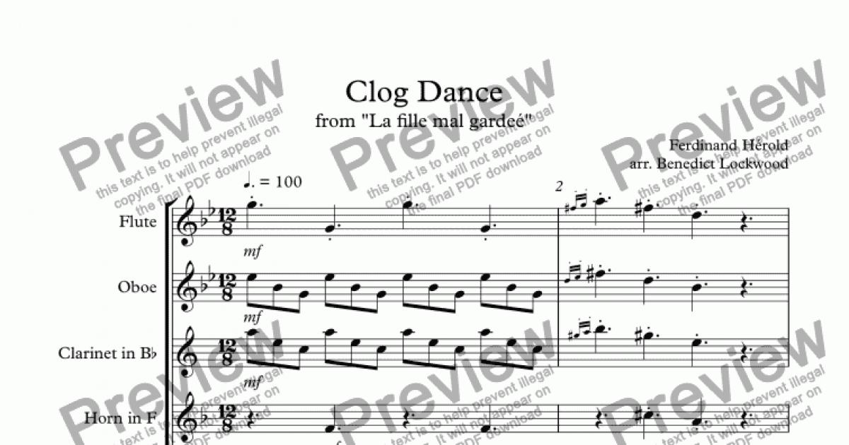 Download Clog Dance - Download Sheet Music PDF file