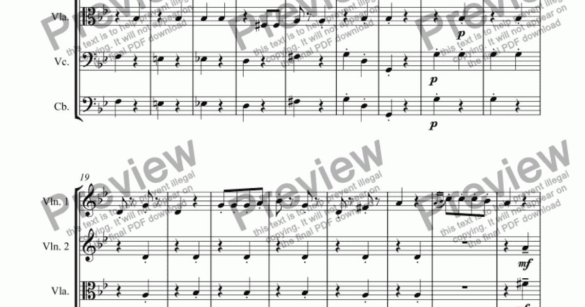 Symphony For Strings - Download Sheet Music PDF File