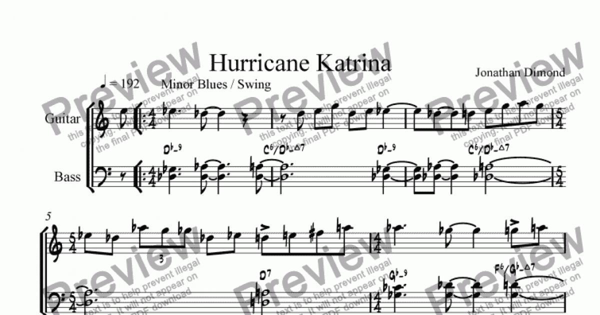hurricane katrina music