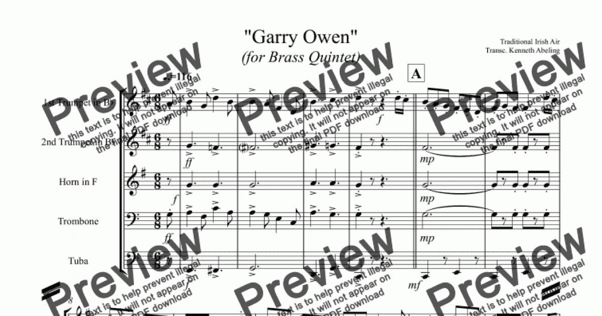 brass quintet sheet music download