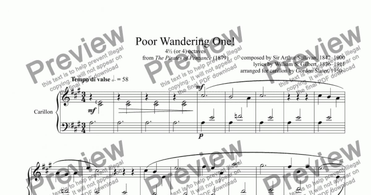 poor wandering one pdf