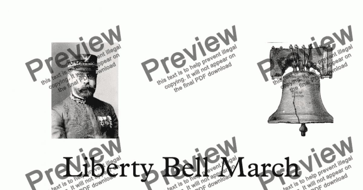 liberty bell rag player piano