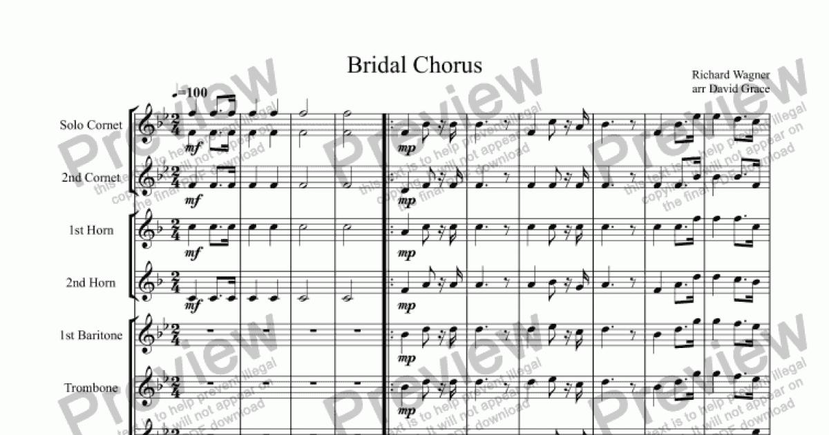 Bridal Chorus [Wagner] Download Sheet Music PDF file