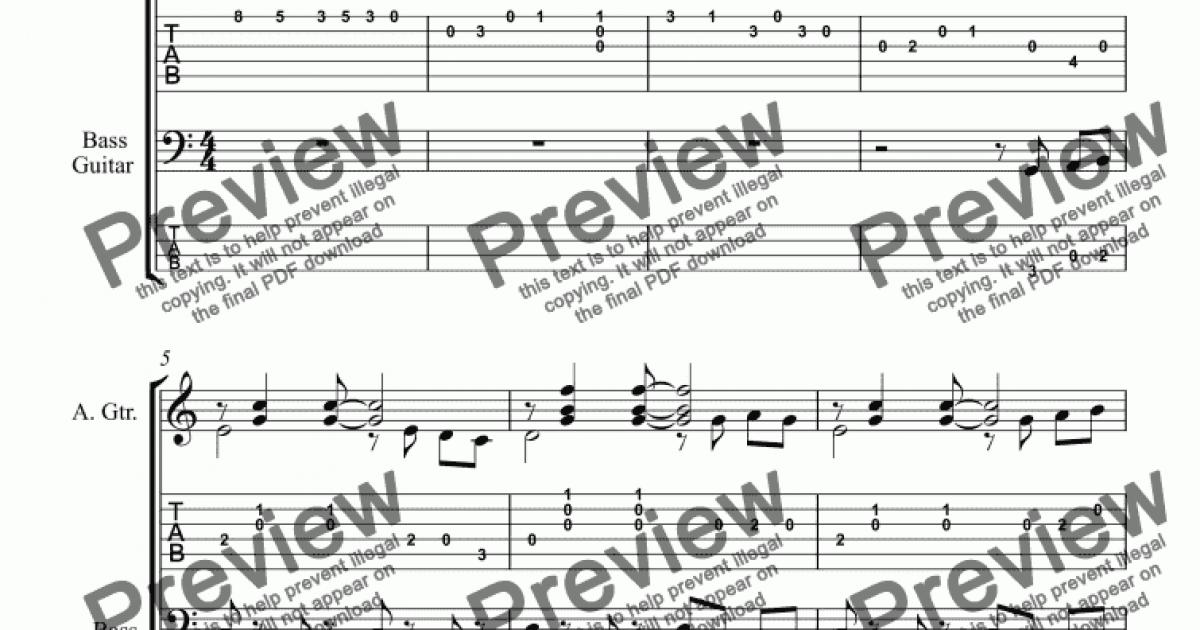 Sippin’ Cider Thru A Straw - Download Sheet Music PDF File