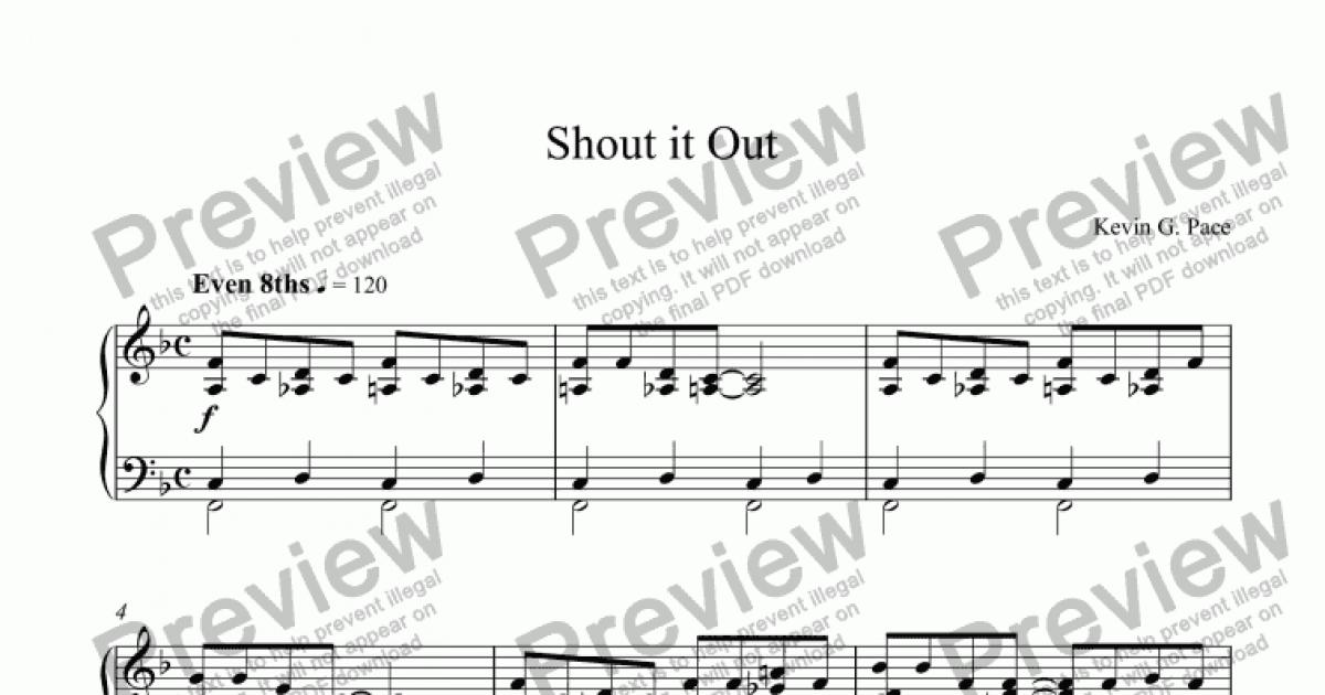 shout it out band song