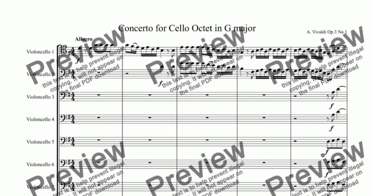 vivaldi cello concerto in g minor