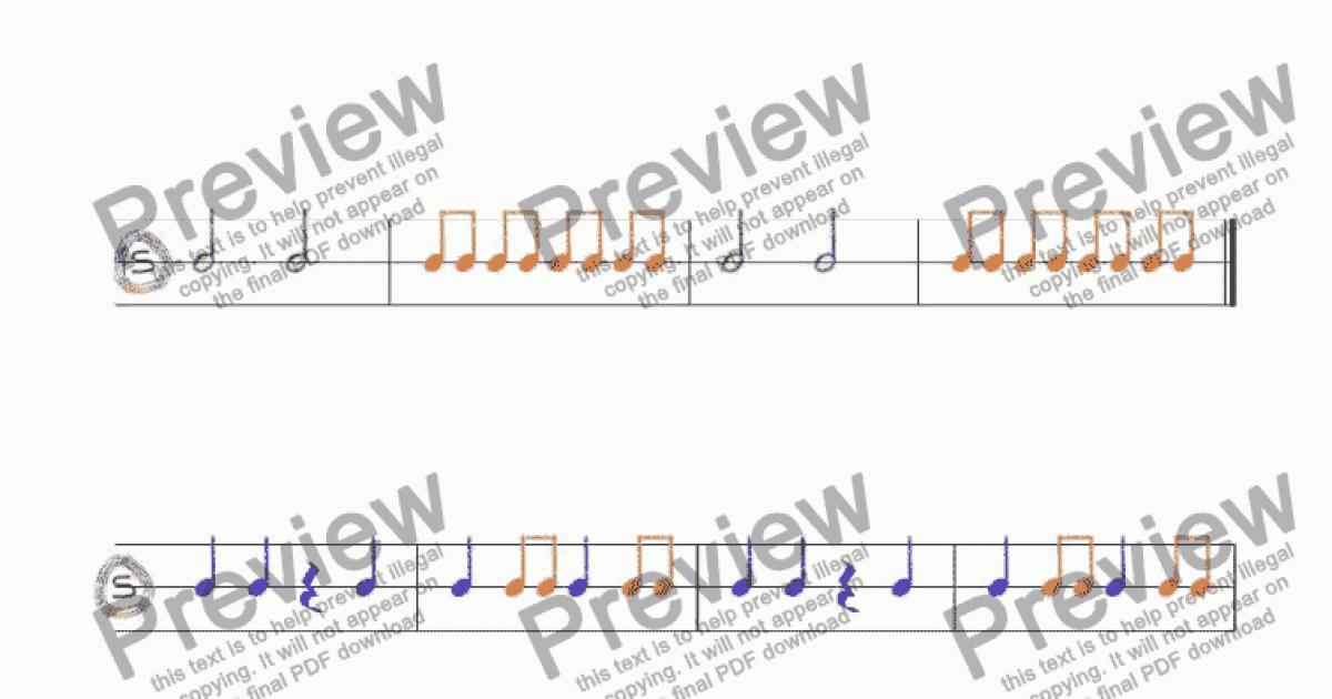 Rhythm Worksheet - Download Sheet Music PDF file
