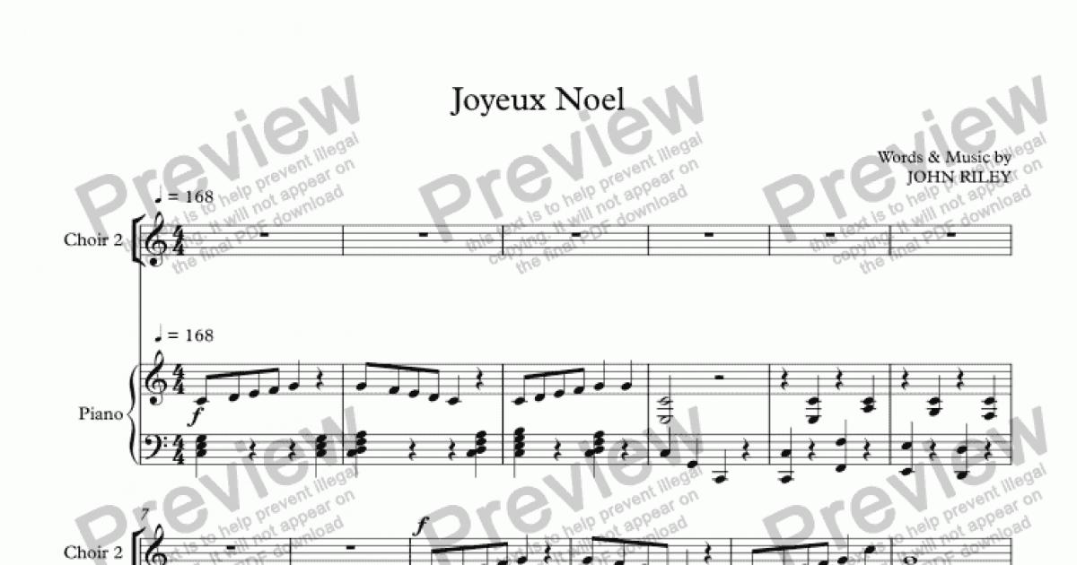 Joyeux Noel - Download Sheet Music PDF file