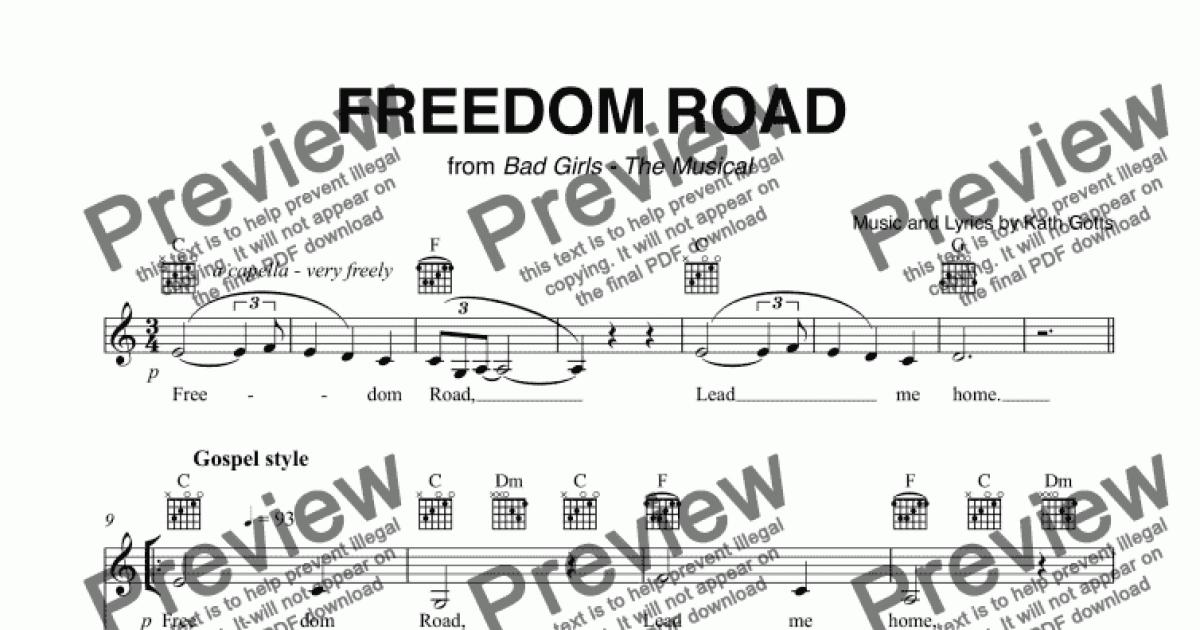 freedom rider traffic chords