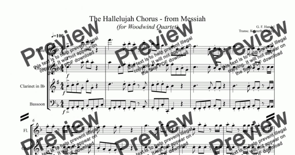 handel messiah hallelujah chorus instrumental