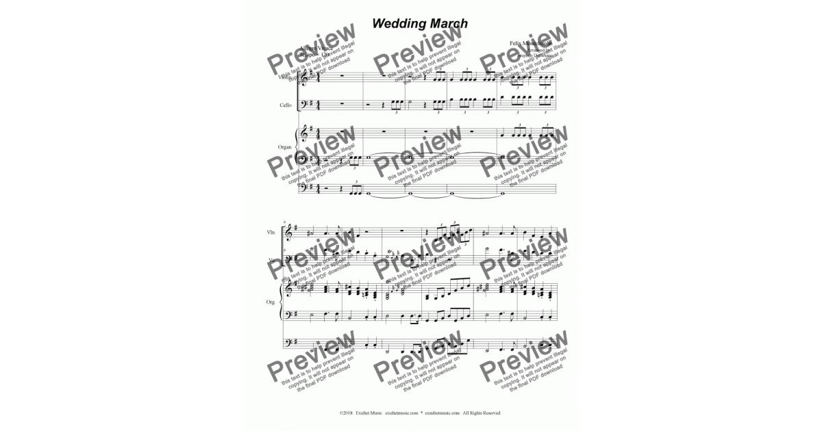 wedding march classical guitar pdf download