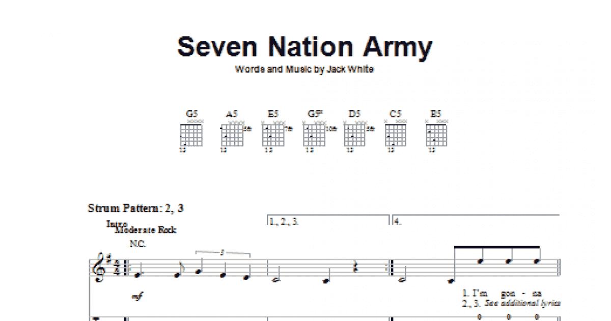 seven nation guitar tab