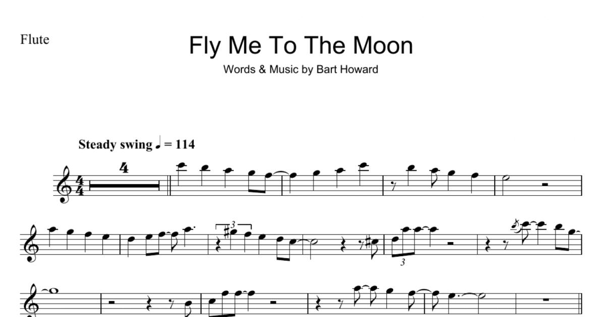 Fly Me To The Moon (In Other Words) (Flute Solo) - Print Sheet Music