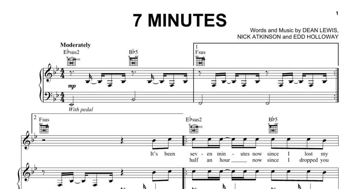 7 Minutes Piano Vocal And Guitar Chords Right Hand Melody 2537